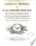 Télécharger le livre libro Mémoires De L'académie Royale Des Sciences Et Belles-lettres Depuis L'avénement De Fréderic Guillaume Iii Au Trône Avec L'histoire Pour Le Même ...